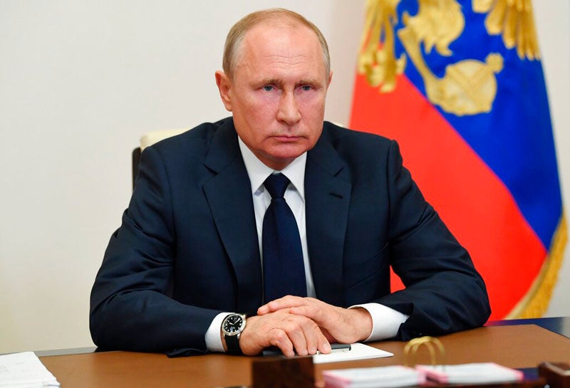 Vladimir Putin, durante un evento