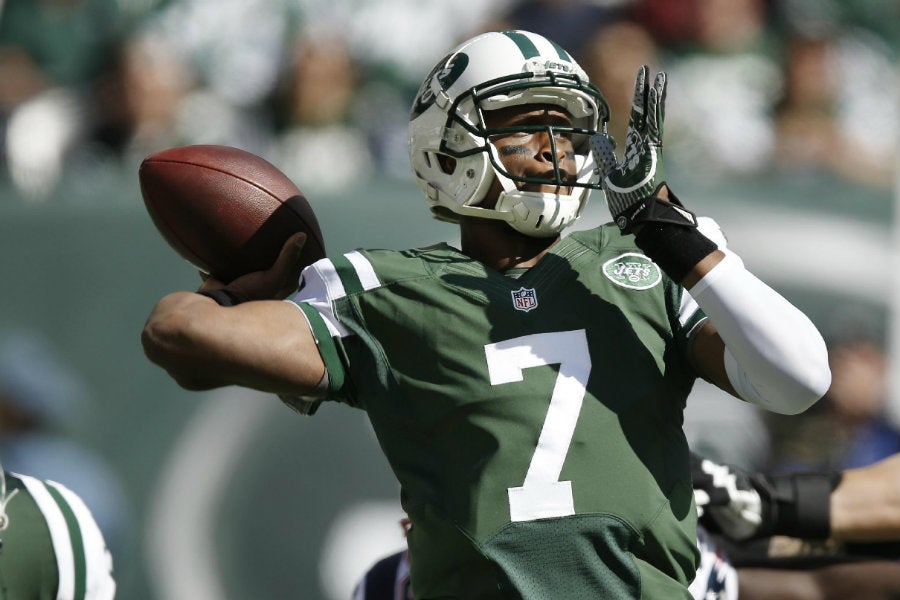 El pasador en su etapa con los New York Jets