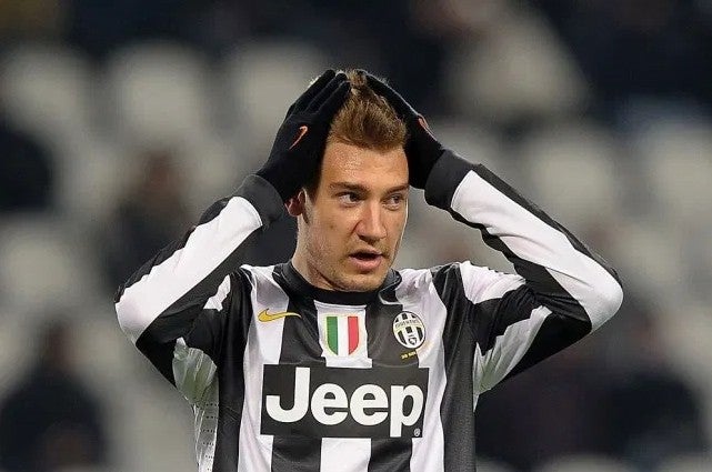 Bendtner en su etapa con la Juve 