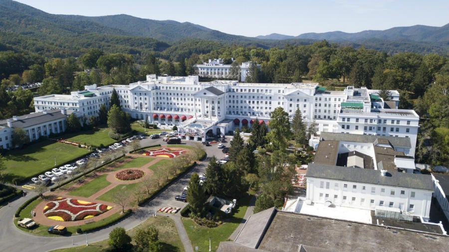 El complejo turístico The Greenbrier, en Virginia Occidental 