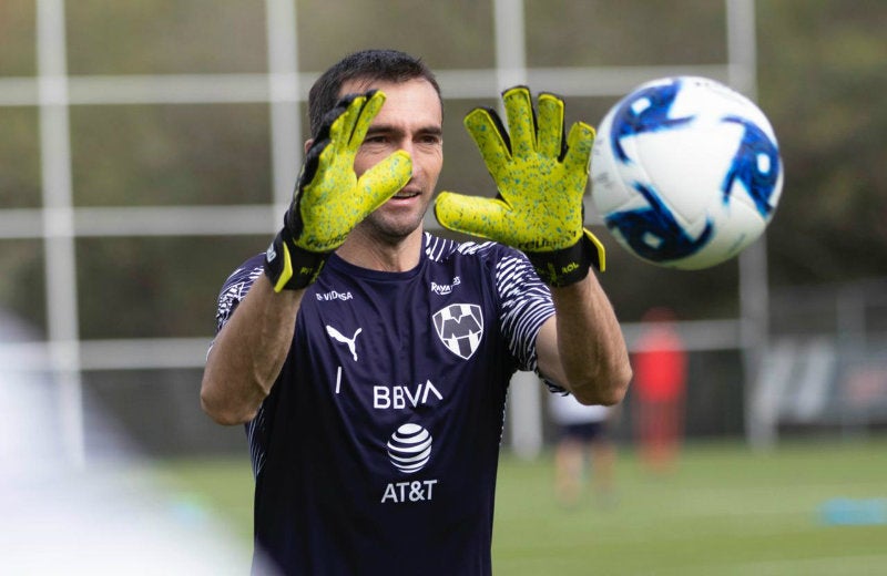 Barovero en entrenamiento