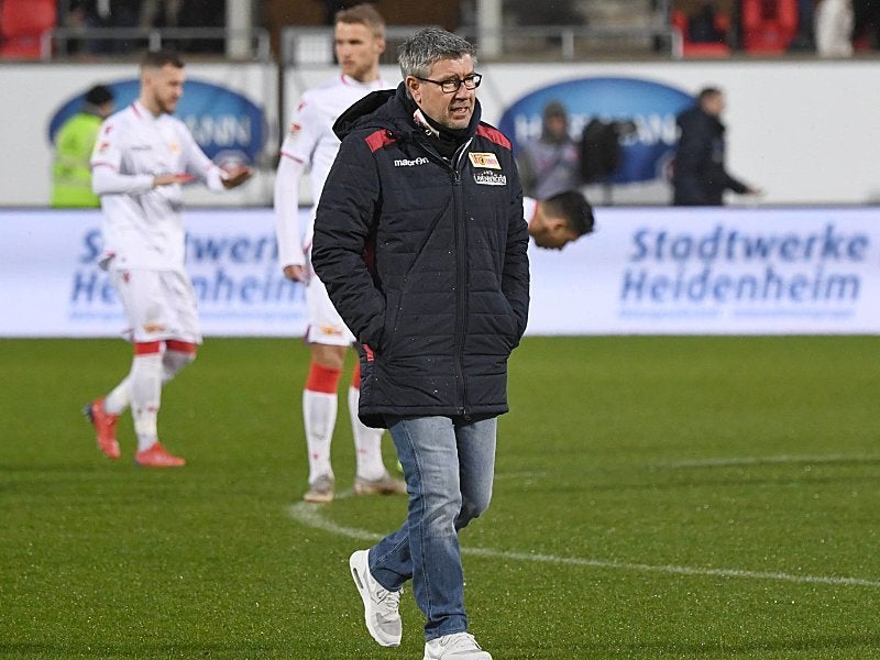 Urs Fisher durante un partido con Unión Berlín