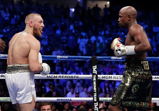 Pelea entre McGregor y Mayweather en 2017