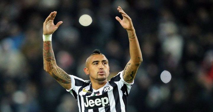 Arturo Vidal como jugador de la Juventus