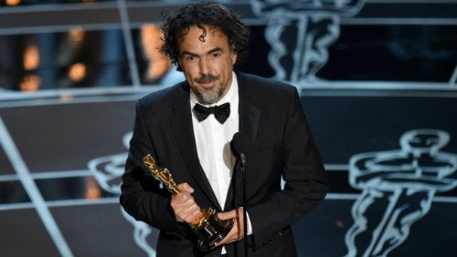 Alejandro González  Iñárritu recibe un Premio Oscar