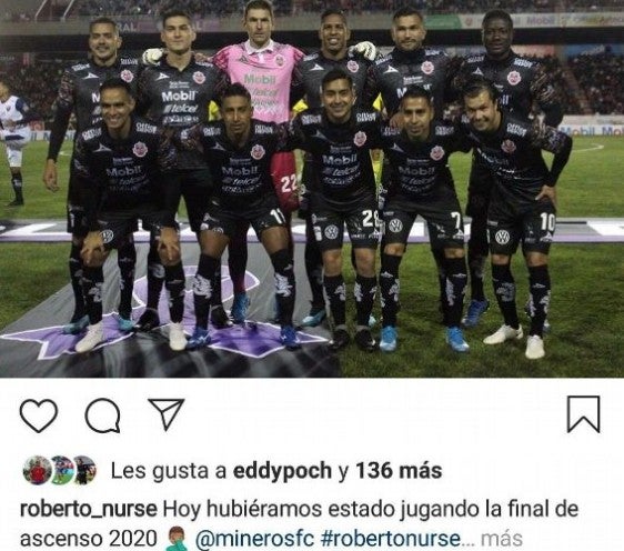 Roberto Nurse en Instagram