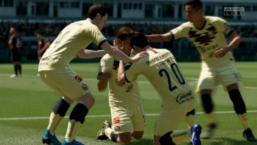 Las Águilas celebrando un gol contra los Zorros