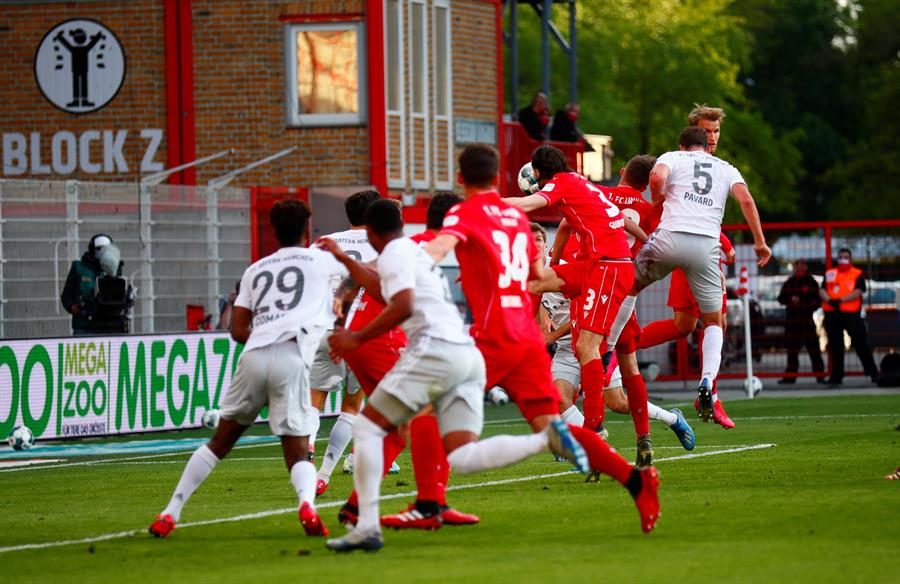 El Bayern en la jugada de su segundo gol 