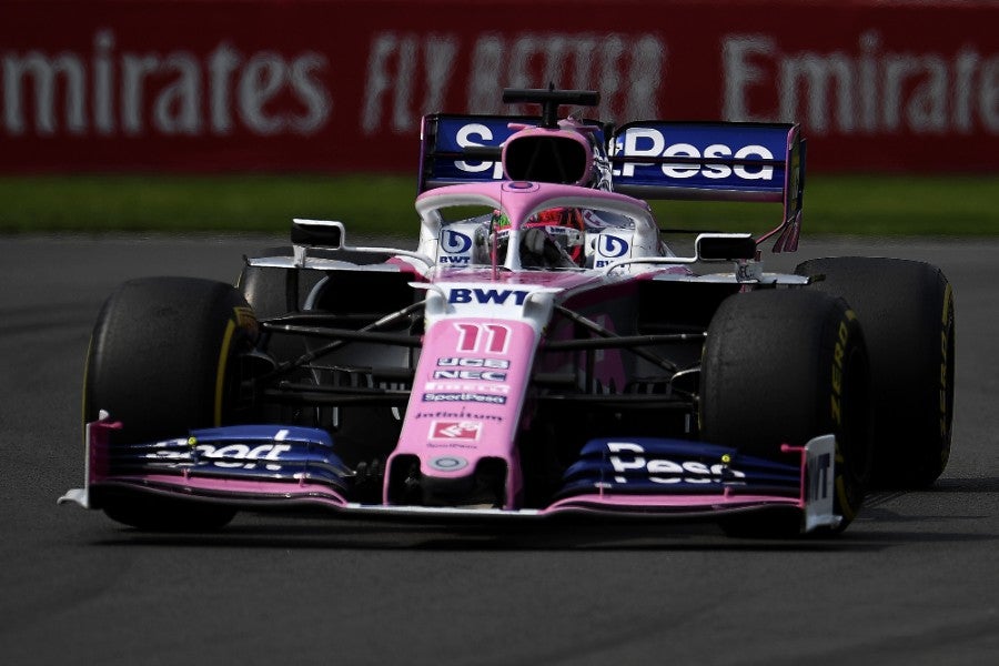 Checo Pérez en el Gran Premio de México