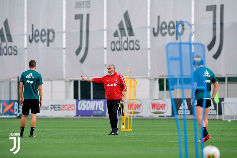 Un entrenamiento de la Juventus