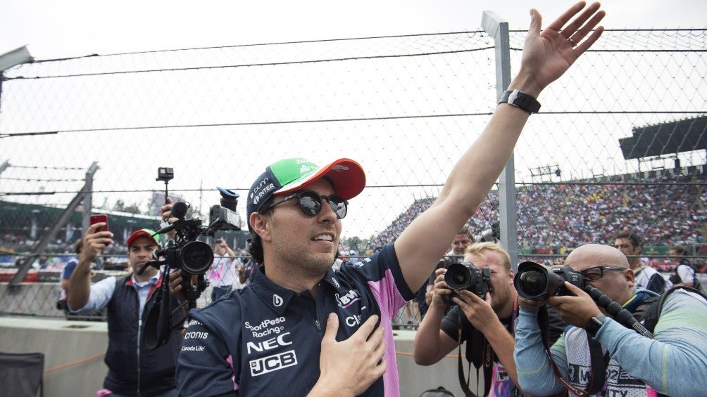 Checo Pérez en el Gran Premio de México