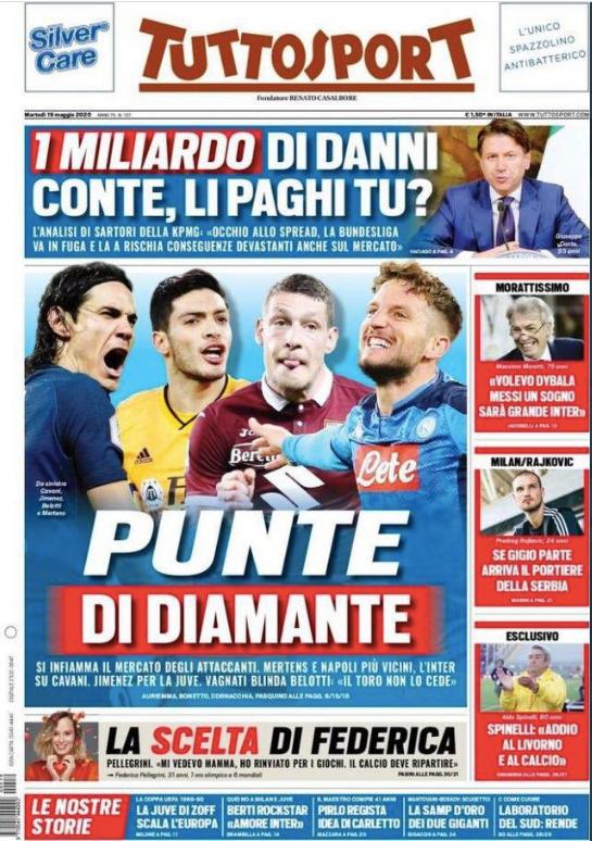 La portada de Tuttosport