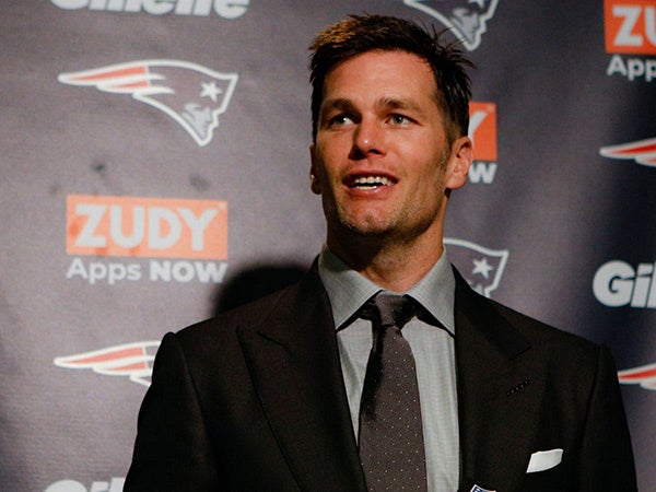 Brady, durante una conferencia de prensa