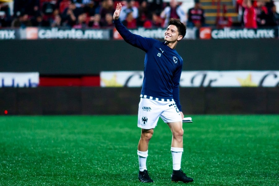 Jonathan González previo a un partido con Monterrey