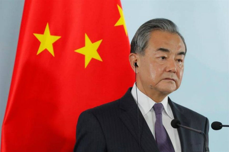 Wang Yi, ministro de relaciones exteriores chino