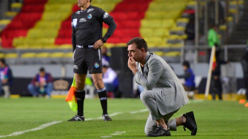 Pablo Guede durante un partido con Monarcas