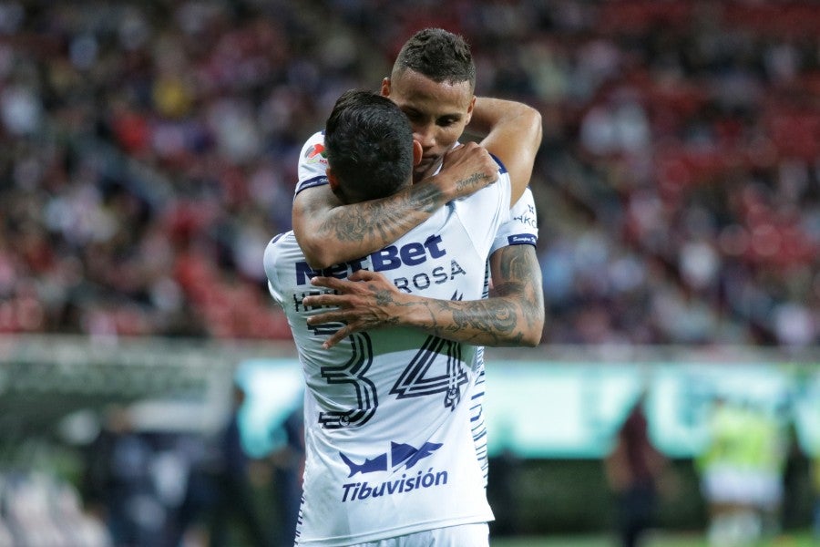 Jugadores de Veracruz durante un partido ante Chivas