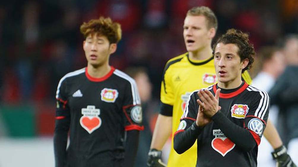 Guardado, tras un juego del Bayer Leverkusen