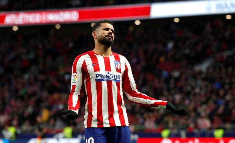 Diego Costa en acción con Atlético de Madrid 