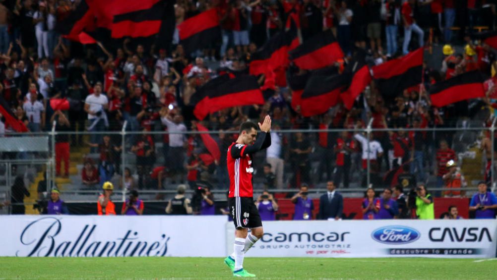 Rafael Márquez en su partido de despedida con Atlas