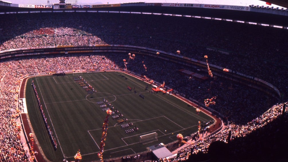 Partido inaugural en el Mundial de México 1970