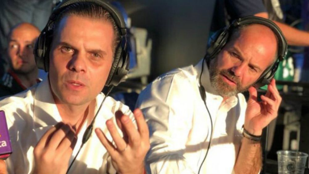 Christian Martinoli y Luis García, colaboradores de RÉCORD