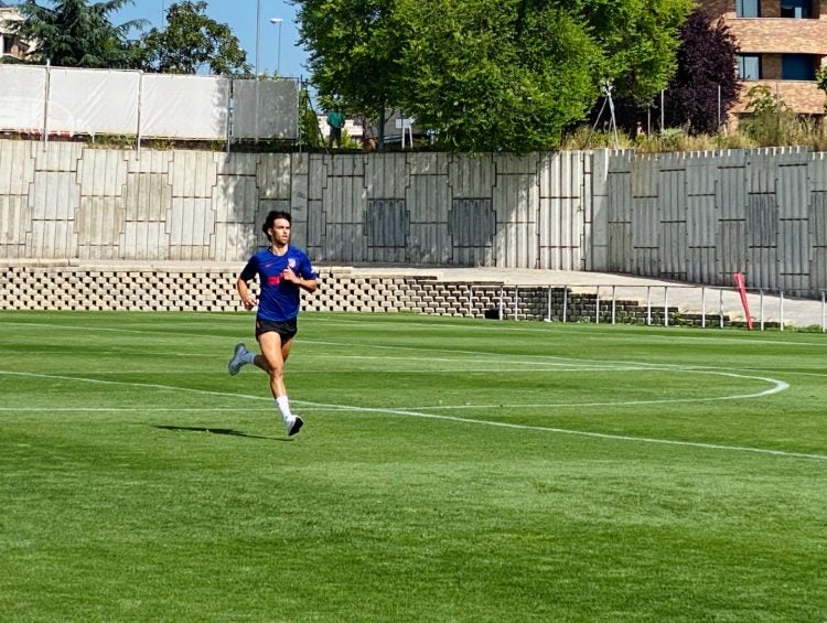 Joao Félix volvió a los entrenamientos en campo