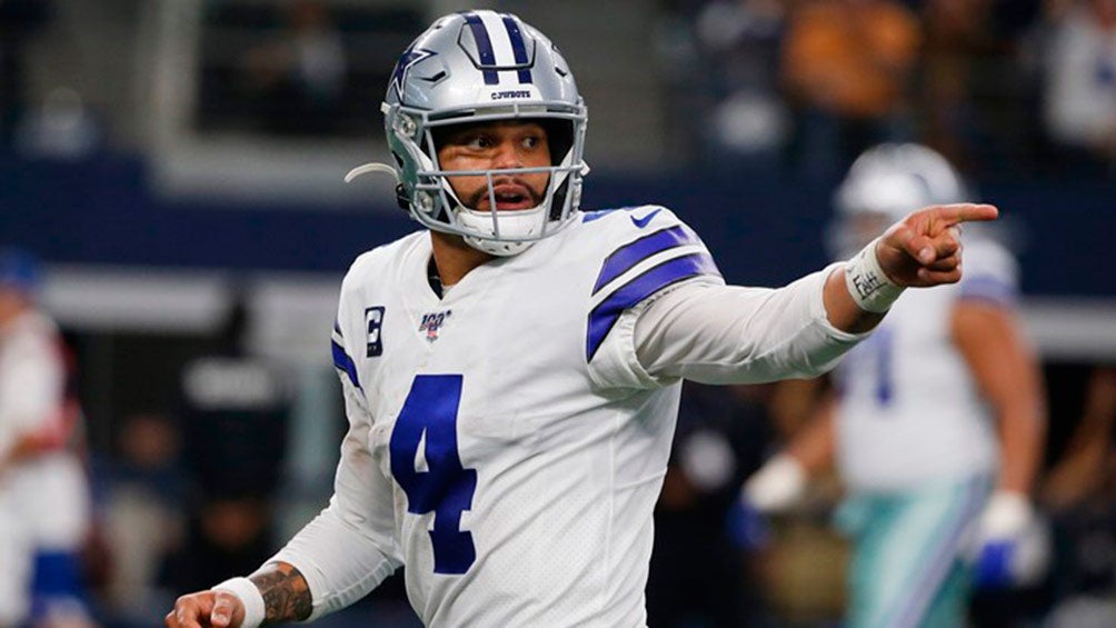 Dak Prescott, en un juego de los Cowboys