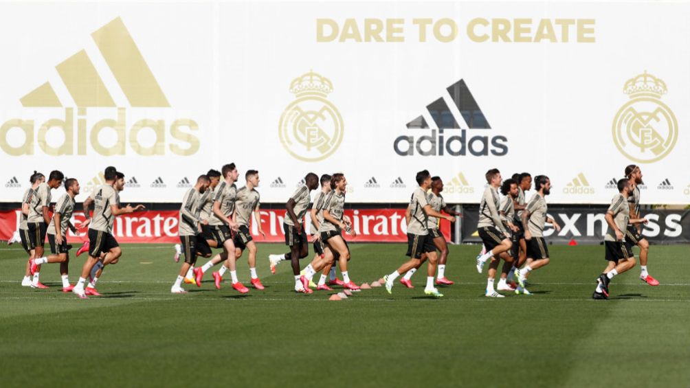 Real Madrid en entrenamiento