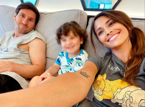 Messi y su familia