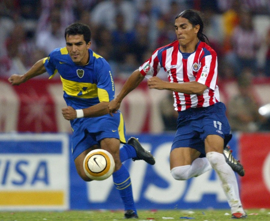 Paco Palencia en aquella goleada ante Boca Juniors