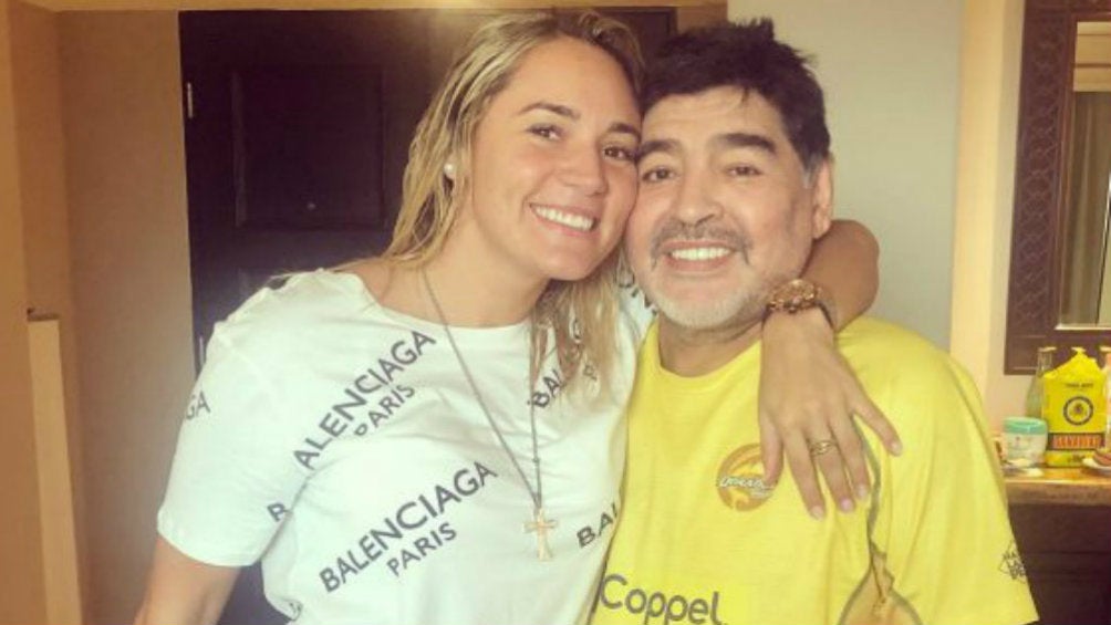 Maradona y Rocío Oliva