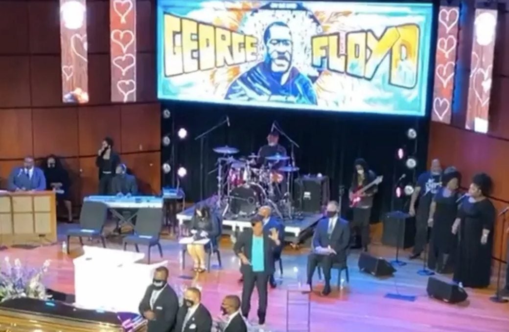 Las presentaciones en vivo homenajeando a George Floyd 