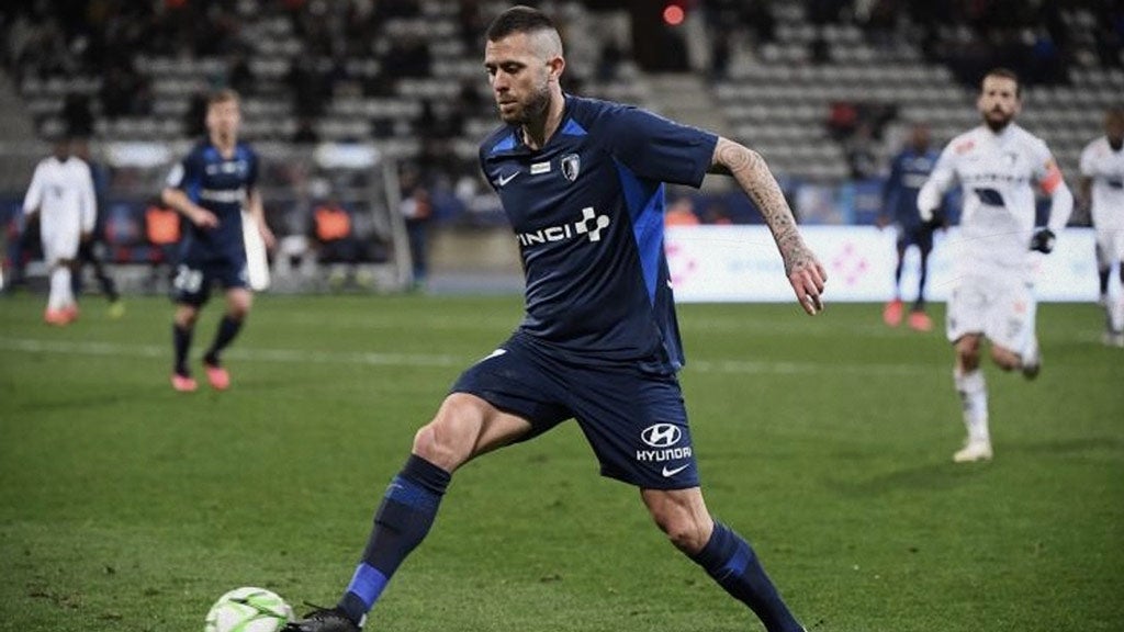 Jérémy, durante un duelo del equipo parisino