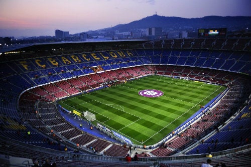 El Camp Nou vacío