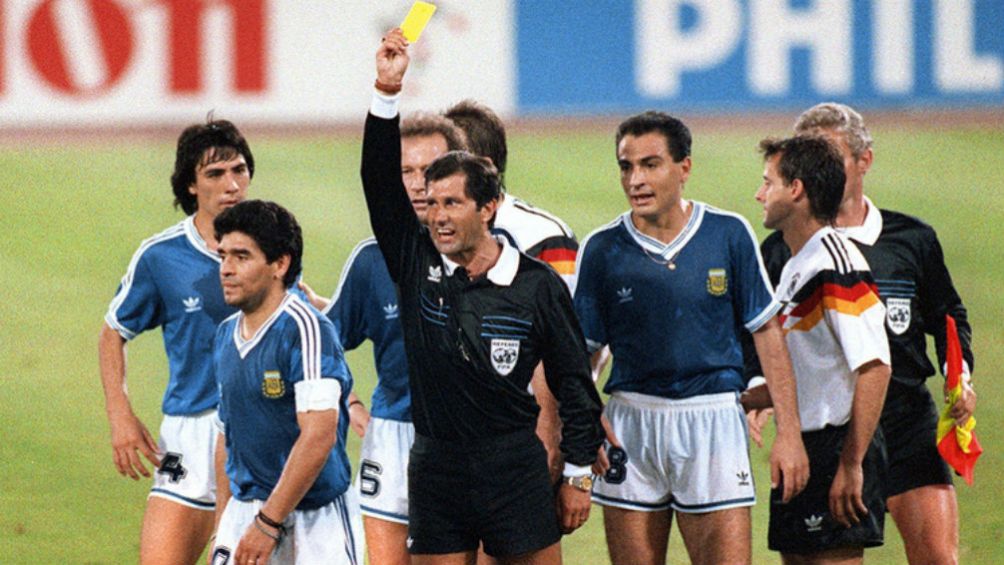 Edgardo Codesal en la Final de Italia 90