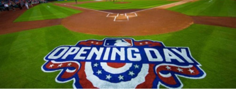 Campo de la MLB en un Opening Day