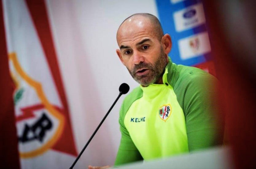 Jémez en una conferencia de prensa 