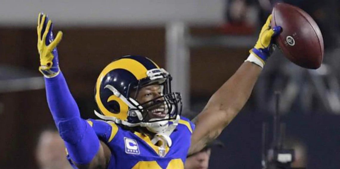 Gurley celebra una anotación 