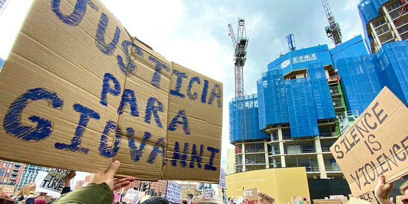 Protestas por Giovanni López