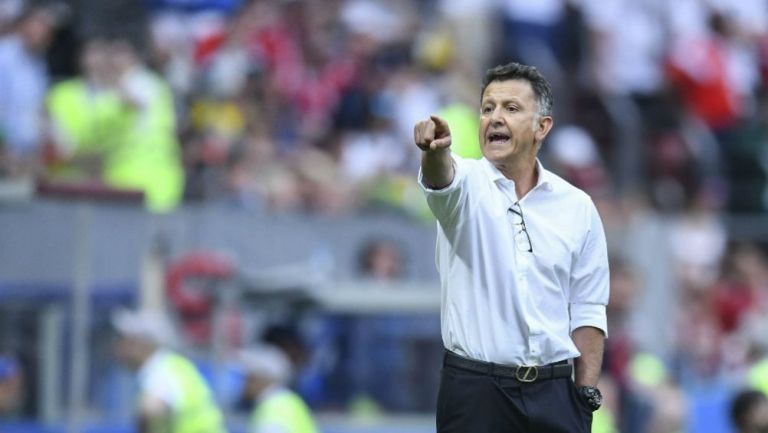 Juan Carlos Osorio durante un partido de México 