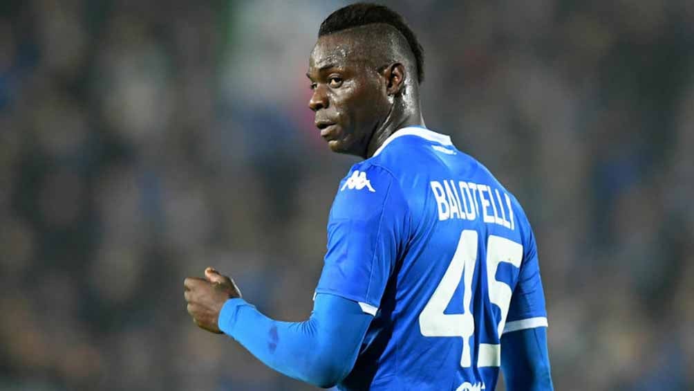 Balotelli en partido de la Serie A