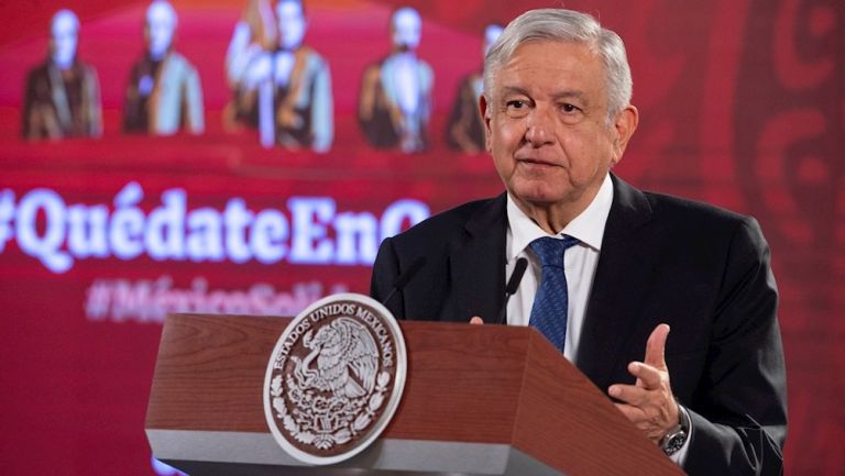 López Obrador en conferencia de prensa matutina