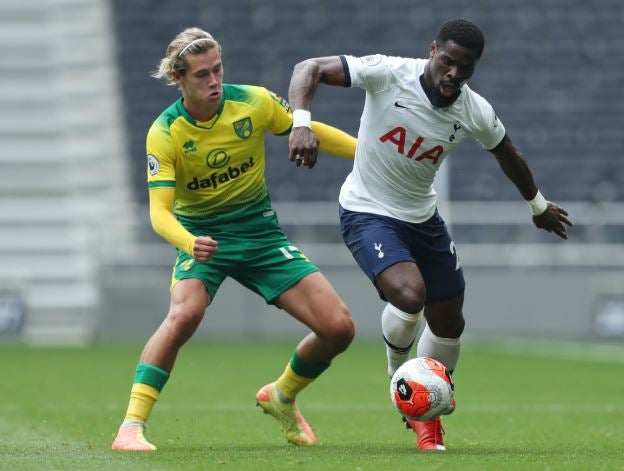 Duelo amistoso entre el Norwich City y los Spurs