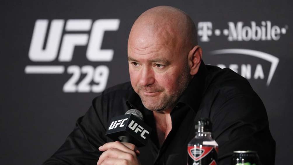 Dana White, durante una conferencia de prensa