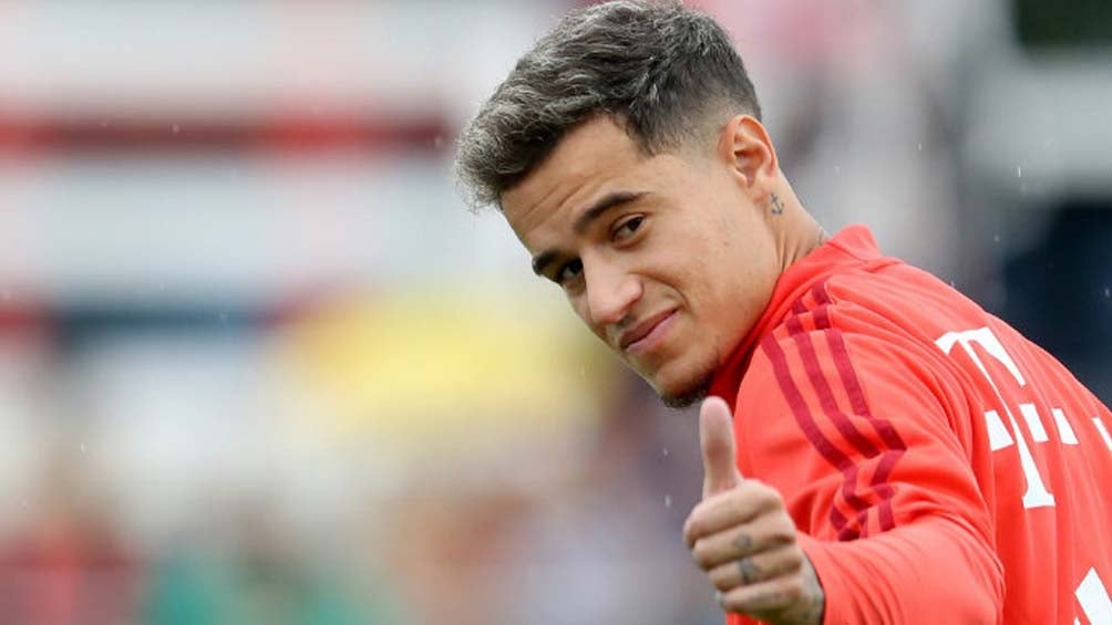 Coutinho, como jugador del Bayern Munich