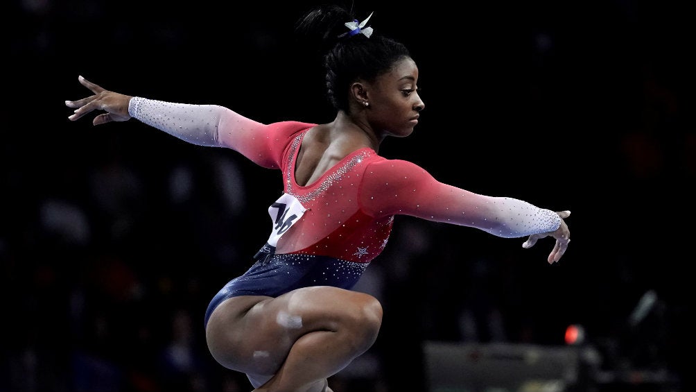 Biles en competencia