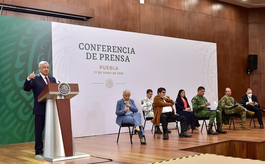 López Obrador en conferencia de prensa matutina