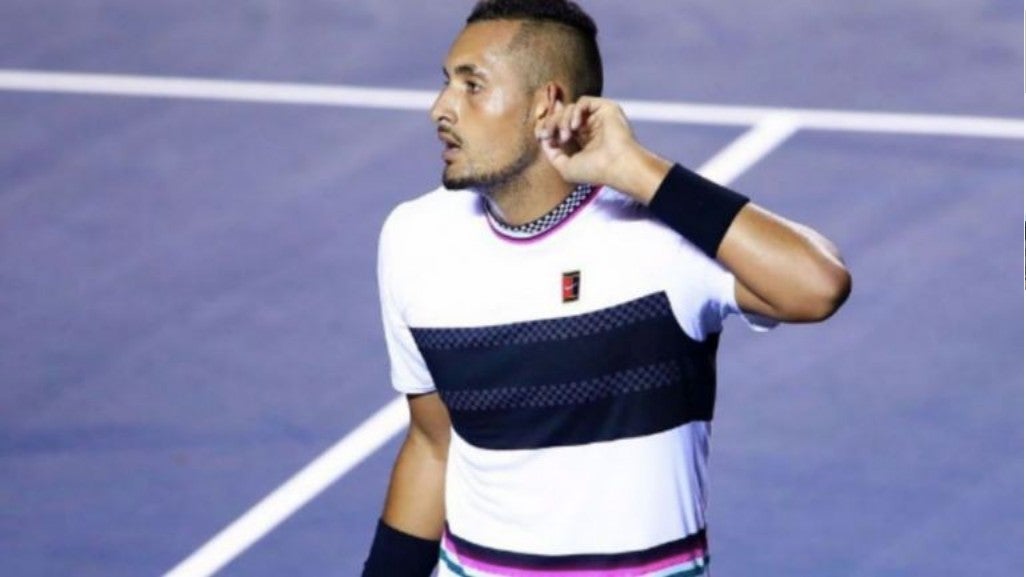 Kyrgios encara al público en el Masters de Roma 