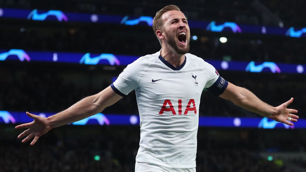 Harry Kane celebra un gol con el Tottenham 